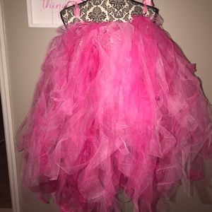 Tulle pink dress. Custom made.